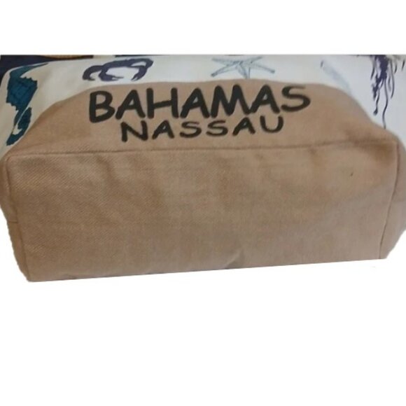 Vintage "Marine set" Ocean Beach Nautical Themed Over Sized Tote Bag🆕⌚📦🏃💨🚚 - Picture 5 of 9